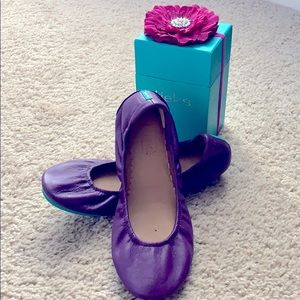 Purple Tieks ballet flats
